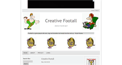 Desktop Screenshot of creativefootball.com